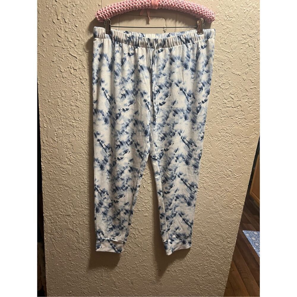 Lucky Brand Blue And White Pajama Pants Woman’s Size Medium